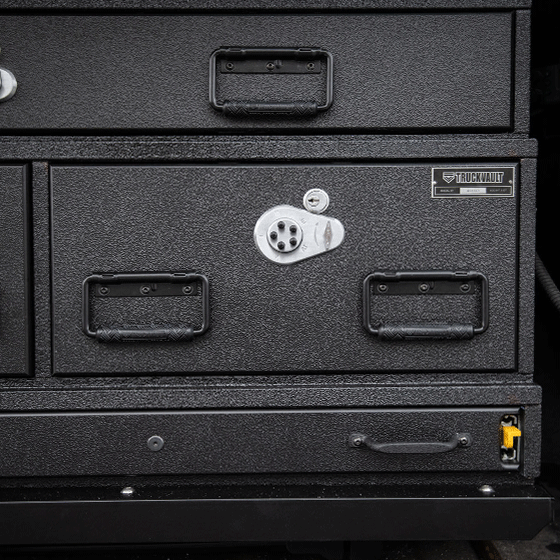 Secure Storage by TruckVault Kaba Locks 5 button push combo lock