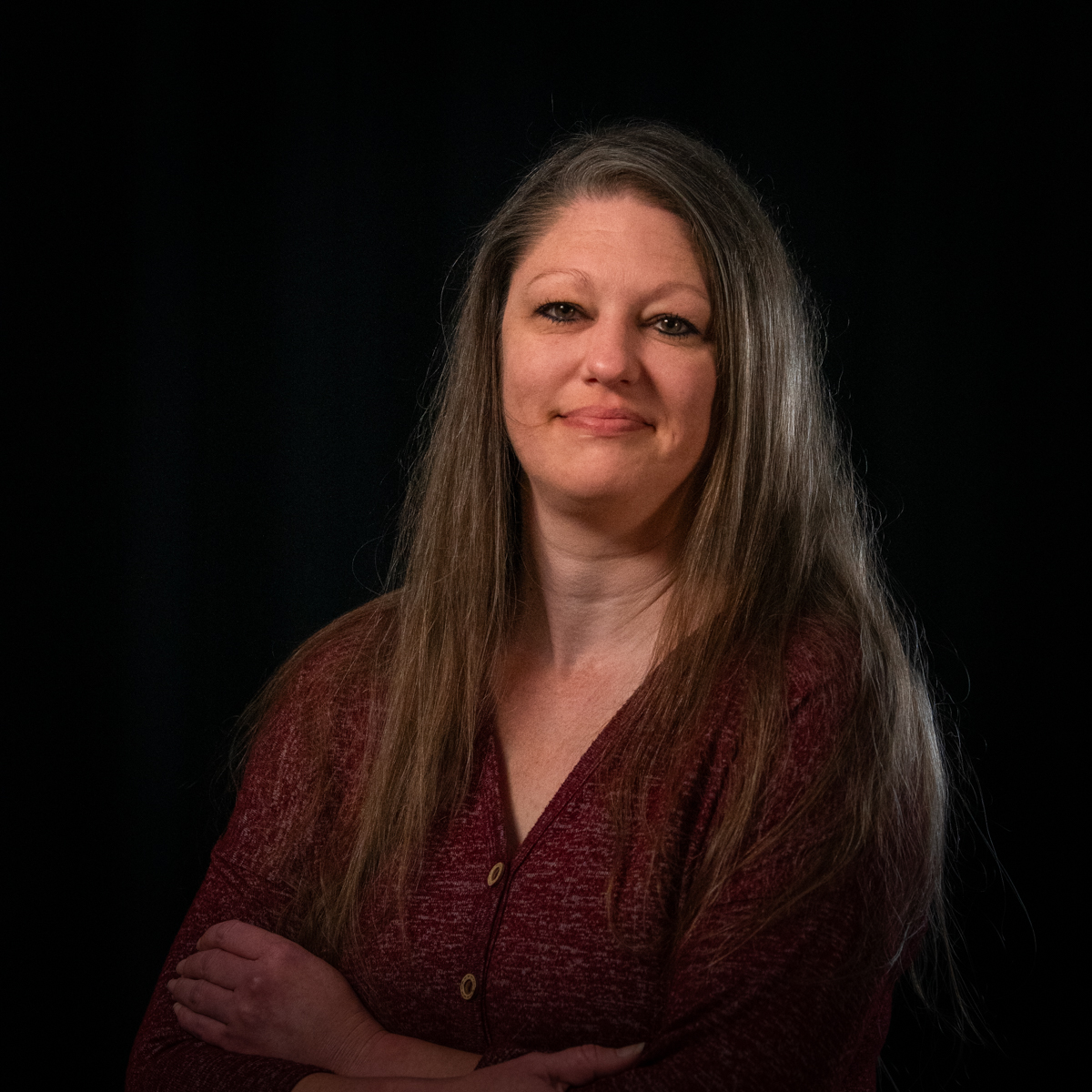 Rochelle Maywald on Black Background