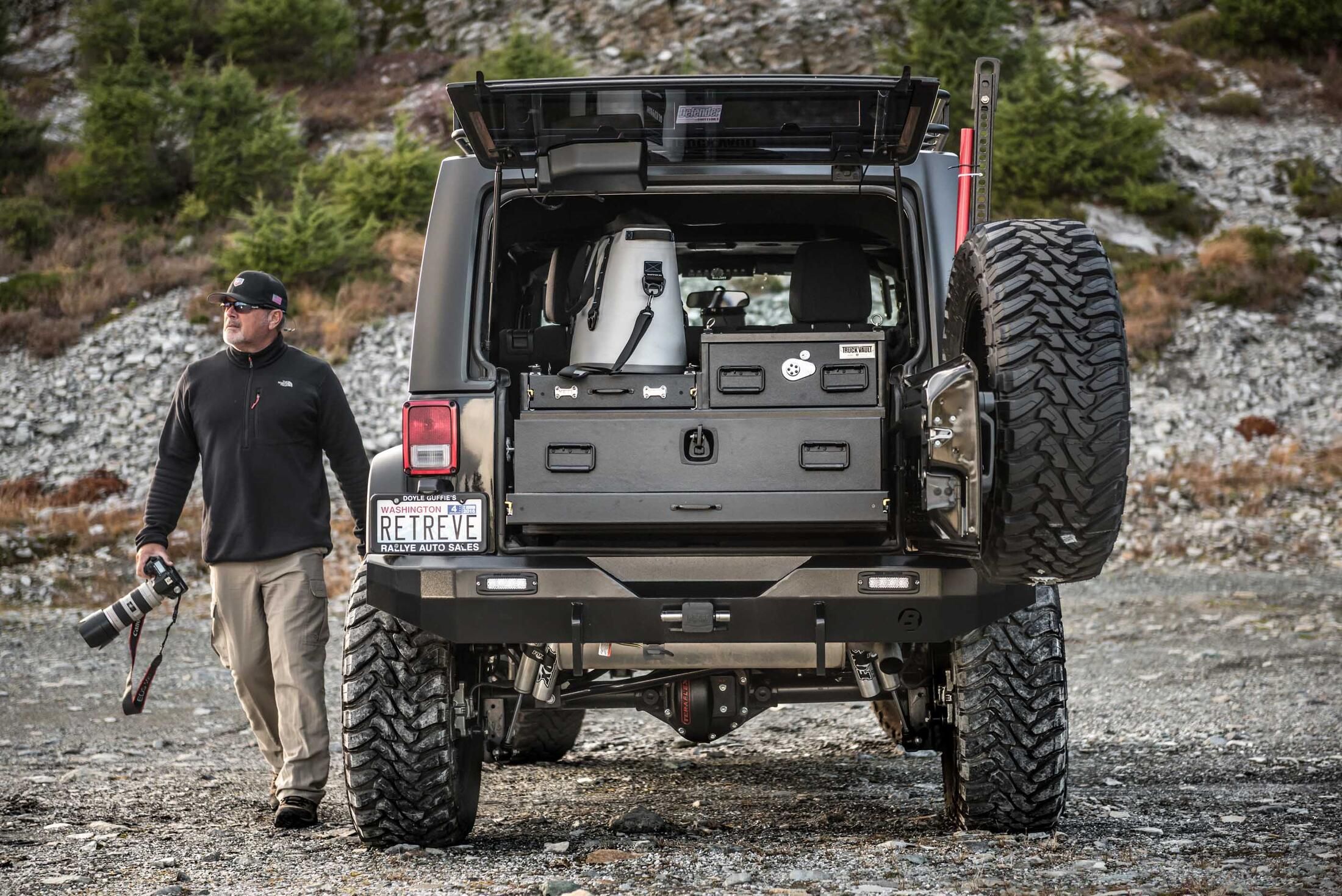 In-Vehicle Camera Gear Secure Storage