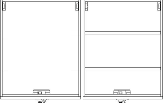 drawer dividers half horizontal