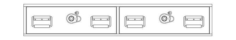 TruckVault 2 Drawer 50/50 split