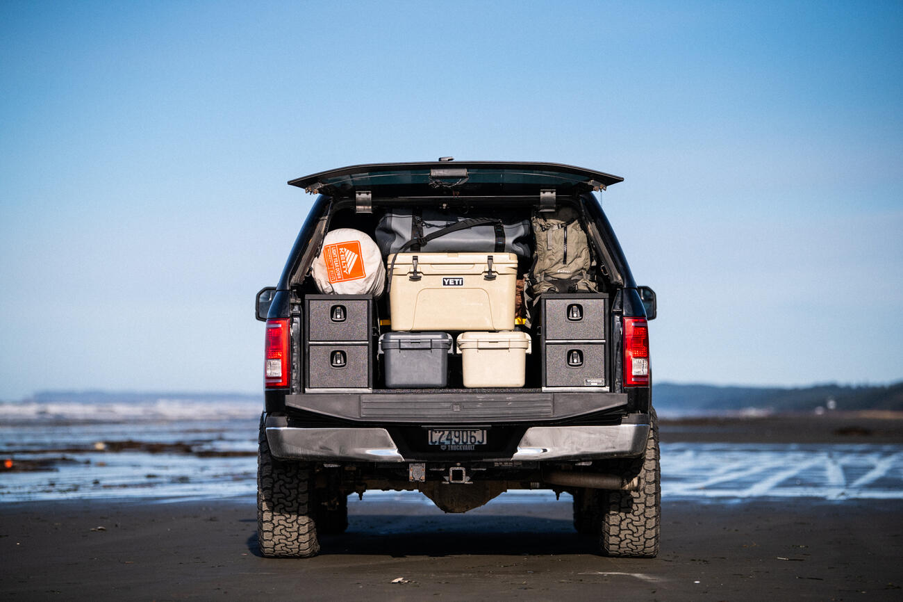 Packed TruckVault Base Camp 4