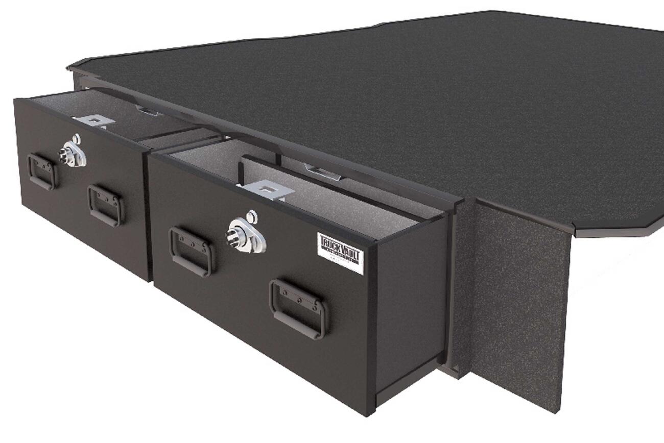 StrikeGuard-3 TruckVault with Strike Guard® on Drawer Fronts