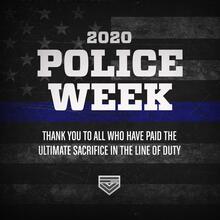 TruckVault Police Week graphic.