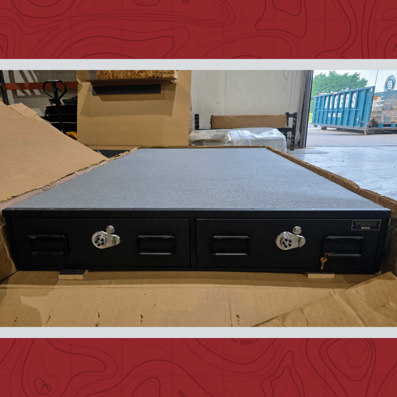 Toyota Tundra Covered Bed Standard 2-Drawer TruckVault System
