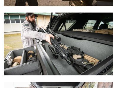 collage showing SUV options for TruckVault secure storage system