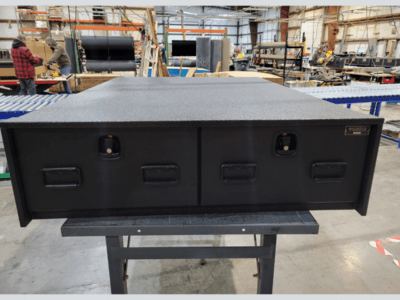 Chevrolet Silverado Crew Cab All-Weather Magnum Height 2-Drawer TruckVault System